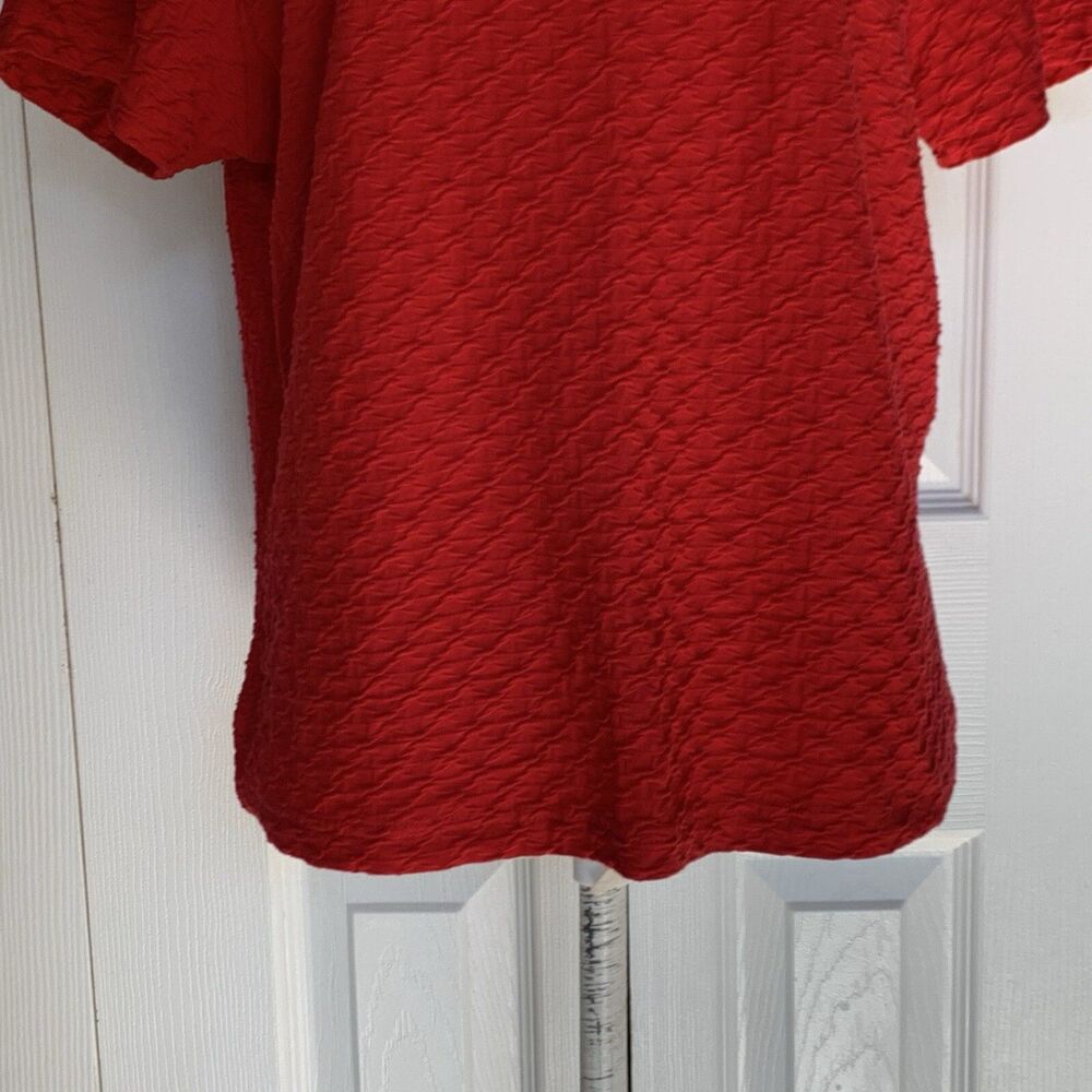 Vintage 80s Kenneth Too Top Women’s Size L Red - Picture 14 of 16